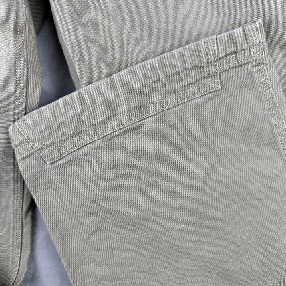 Duluth Trading Co Flex Fire Hose Work Pants Mens 42x30 Khaki Standard Fit Canvas - Picture 6 of 15